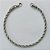 PULSEIRA EM AÇO INOXIDÁVEL - PULSEIRA CORDÃO BAIANO - LARGURA 3MM  TAMANHO 20CM - FECHO LAGOSTA - COMPOSIÇÃO: AÇO INOXIDÁVEL (AÇO2056) ACPS000711 - Imagem 1