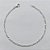 PULSEIRA FOLHEADA A PRATA COM 50 MILÉSIMOS + VERNIZ DIAMOND - PULSEIRA 3X1 LARGURA 1MM TAMANHO: 20CM + FECHO LAGOSTA PRPS001160 - Imagem 1