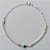 PULSEIRA FOLHEADA A PRATA COM 50 MILÉSIMOS + VERNIZ DIAMOND - PULSEIRA COM STRASS E OLHO GREGO  - TAMANHO: 18CM E  FECHO LAGOSTA + EXTENSOR (PRA480) PRPS001163 - Imagem 1