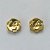 BRINCO FOLHEADO A OURO - BANHADO COM 5 MILÉSIMOS + VERNIZ DIAMOND -  BRINCO DE PINO FLOR 11MM - (OURO325) OUBR000240 - Imagem 1
