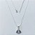 GARGANTILHA FOLHEADA A PRATA COM 50 MILÉSIMOS + VERNIZ DIAMOND - GARGANTILHA CORRENTE L-11 45CM PINGENTE NOSSA SENHORA APARECIDA COM MICRO ZIRCÔNIAS AZUÍS 14MM PRGG001453 - Imagem 1