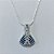 GARGANTILHA FOLHEADA A PRATA COM 50 MILÉSIMOS + VERNIZ DIAMOND - GARGANTILHA CORRENTE L-11 45CM PINGENTE NOSSA SENHORA APARECIDA COM MICRO ZIRCÔNIAS AZUÍS 14MM PRGG001453 - Imagem 2