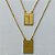 ESCAPULÁRIO EM AÇO INOXIDÁVEL -  ESCAPULÁRIO DOURADO FÉ EM DEUS E JESUS - TAMANHO: 60CM - COMPOSIÇÃO: AÇO INOXIDÁVEL - (AÇO2076) ACES000108 - Imagem 1