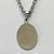 GARGANTILHA EM AÇO INOXIDÁVEL - (BCOL33) GARGANTILHA COM CORRENTE 50CM E PINGENTE OVAL 12X18MM (PEÇA PARA GRAVAÇÃO) - COMPOSIÇÃO: AÇO INOXIDÁVEL - (AÇO2097) ACGG000457 - Imagem 2