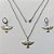 CONJUNTO EM AÇO INOXIDÁVEL - (AÇO03C) CONJUNTO COM CORRENTE 50CM E BRINCOS ARGOLINHA DE PRESSÃO COM PINGENTES ESPÍRITO SANTO 24X18MM - COMPOSIÇÃO: AÇO INOXIDÁVEL - (AÇO2104) ACCJ000112 - Imagem 1
