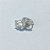 BRINCO FOLHEADO A PRATA COM 50 MILÉSIMOS + VERNIZ DIAMOND - BRINCOS DE ARGOLA COM MICRO ZIRCÔNIAS 12MM PRBR001258 - Imagem 2