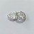BRINCO FOLHEADA A PRATA COM 50 MILÉSIMOS + VERNIZ DIAMOND - BRINCOS DE ARGOLA COM ZIRCÔNIAS 13MM PRBR001262 - Imagem 1