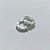 BRINCO FOLHEADA A PRATA COM 50 MILÉSIMOS + VERNIZ DIAMOND - BRINCOS DE ARGOLA COM 1 FILEIRA DE MICRO ZIRCÔNIAS 12MM PRBR001272 - Imagem 3