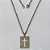 GARGANTILHA EM AÇO INOXIDÁVEL -  GARGANTILHA COM CORRENTE( BCL33) 50CM E PINGENTE RETANGULAR COM CRUCIFIXO VAZADO 14X20MM - COMPOSIÇÃO: AÇO INOXIDÁVEL - (AÇO2118) ACGG000472 - Imagem 1
