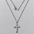 GARGANTILHA EM AÇO INOXIDÁVEL - GARGANTILHA COM CORRENTE (ACO12) 50CM E PINGENTE CRUCIFIXO 28MM - COMPOSIÇÃO: AÇO INOXIDÁVEL (AÇO2176) ACGG000482 - Imagem 1