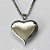 GARGANTILHA EM AÇO INOXIDÁVEL - GARGANTILHA COM CORRENTE (ACO1035) 50CM E PINGENTE CORAÇÃO GRANDE DUPLO 29MM - COMPOSIÇÃO: AÇO INOXIDÁVEL - (AÇO2183) ACGG000489 - Imagem 2