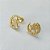 BRINCO FOLHEADO A OURO - BANHADO COM 5 MILÉSIMOS + VERNIZ DIAMOND - BRINCO DE PINO LUA E ESTRELA 12MM - (OURO481) OUBR000321 - Imagem 2