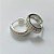 BRINCO FOLHEADO A PRATA COM 50 MILÉSIMOS + VERNIZ DIAMOND - BRINCO ARGOLA CRAVEJADO COM 3 FILEIRAS DE MICROS ZIRCÔNIAS 14MM PRBR001341 - Imagem 2