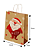 SACOLA DE NATAL EM PAPEL KRAFT 100% RECICLÁVEL E BIODEGRADÁVEL TAMANHO 13X19X07 PREB000042 - Imagem 2
