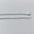 CORRENTE FOLHEADA A PRATA COM 50 MILÉSIMOS + VERNIZ DIAMOND - CORRENTE - TAMANHO: 60CM LARGURA 2,5MM E FECHO LAGOSTA -PRCR000156 - Imagem 2