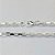 CORRENTE FOLHEADA A PRATA COM 50 MILÉSIMOS + VERNIZ DIAMOND - CORRENTE QUADRADINHA 3MM - TAMANHO: 70CM E FECHO LAGOSTA - (PRA718) PRCR000157 - Imagem 2