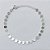 PULSEIRA FOLHEADA A PRATA COM 50 MILÉSIMOS + VERNIZ DIAMOND - PULSEIRA COM CÎRCULOS LISOS - TAMANHO: 19CM E FECHO LAGOSTA - PRPS001200 - Imagem 1