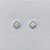 BRINCO FOLHEADA A PRATA COM 50 MILÉSIMOS + VERNIZ DIAMOND - BRINCOS DE PINO TREVO MADRE PÉROLA 8MM PRBR001420 - Imagem 1