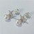 BRINCO FOLHEADO A PRATA COM 50 MILÉSIMOS + VERNIZ DIAMOND - BRINCOS DE PINO MODELO ESTRELA DO MAR CRAVEJADA E PÉROLA 10MM (PRA769) PRBR001428 - Imagem 2