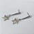 BRINCO EM AÇO INOXIDÁVEL - BRINCO DE PINO BASE LISA COM PINGENTE ESTRELA 10MM - COMPOSIÇÃO: AÇO INOXIDÁVEL - (AÇO2342)ACBR000471 - Imagem 2