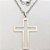 GARGANTILHA EM AÇO INOXIDÁVEL - CORRENTE DE 60CM (13) PINGENTE CRUCIFIXO VAZADO 35MM ACGG000526 - Imagem 2