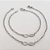 PULSEIRA EM AÇO INOXIDÁVEL - (08) - PULSEIRA MÃE E FILHA INFINITO LOVE 19/15CM - FECHO LAGOSTA - COMPOSIÇÃO: AÇO INOXIDÁVEL - (AÇO0215)ACPS000742 - Imagem 1