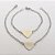 PULSEIRA EM AÇO INOXIDÁVEL - (08)(ACO0216) - PULSEIRA MÃE E FILHA CORAÇÃO LISO 19/15CM - FECHO LAGOSTA - COMPOSIÇÃO: AÇO INOXIDÁVEL - ACPS000744 - Imagem 1