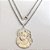 GARGANTILHA EM AÇO INOXIDÁVEL - CORRENTE DE 60CM (024) PINGENTE FACE DE CRISTO 36MM- ACGG000539 - Imagem 1
