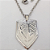 GARGANTILHA EM AÇO INOXIDÁVEL - CORRENTE DE 50CM (ACO03C) PINGENTE ESCUDO FÉ 2,5X2MM( AÇO0317) - ACGG000555 - Imagem 2
