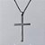 GARGANTILHA EM AÇO INOXIDÁVEL - GARGANTILHA COM CORRENTE 42CM E PINGENTE CRUCIFIXO 43MM - COMPOSIÇÃO: AÇO INOXIDÁVEL (AÇO2254) - ACGG000557 - Imagem 2