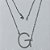 GARGANTILHA EM AÇO INOXIDÁVEL - GARGANTILHA COM CORRENTE 42CM E PINGENTE LETRA "G" 28MM - COMPOSIÇÃO: AÇO INOXIDÁVEL (AÇO2252) - ACGG000559 - Imagem 1