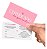 CERTIFICADO DE GARANTIA + CUIDADOS COM A PEÇA - TAMANHO: 4,8 x 8,8 CM - 50 UNIDADES - COR: ROSA - PREB000070 - Imagem 2