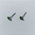 BRINCO EM AÇO INOXIDÁVEL - BRINCO AÇO INOX CRAVAÇÃO INGLESA VERDE 5MM - COMPOSIÇÃO: AÇO INOXIDÁVEL - AÇO3001 - ACBR000521 - Imagem 2