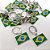 BRINCO EM AÇO INOXIDÁVEL - BRINCO DE ARGOLINHA DE PRESSÃO (TRANQUETA) PINGENTE BANDEIRA DO BRASIL 10X15MM - COMPOSIÇÃO: AÇO INOXIDÁVEL(ACO3055) - ACBR000540 - Imagem 1