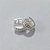 BRINCO FOLHEADO A PRATA COM 50 MILÉSIMO+ VERNIZ DIAMOND - BRINCO DE ARGOLA COM 2 FILEIRAS DE MICRO ZIRCÔNIAS 12MM PRBR001566 - Imagem 1