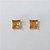 BRINCO FOLHEADO A OURO - BANHADO COM 5 MILÉSIMOS + VERNIZ DIAMOND - BRINCO DE PINO COM ZIRCÔNIA QUADRADA SALMÃO 12MM (OURO1283) OUBR000540 - Imagem 1