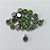 ACESSÓRIOS EM AÇO INOXIDÁVEL - PINGENTE SOLITÁRIO COM PEDRA EM ZIRCÔNIA VERDE CLARA 6MM - ACAC000070 - Imagem 1