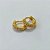 BRINCO FOLHEADO A OURO + VERNIZ DIAMOND - BRINCO ARGOLA REDONDA COM 2 FILEIRAS DE MICRO ZIRCÔNIAS 11MM OUBR000567 - Imagem 2