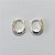 BRINCO FOLHEADO A PRATA + VERNIZ DIAMOND - BRINCO 3 FILEIRAS DE MICRO ZIRCÔNIAS 12MM LARGURA 3MM PRBR001601 - Imagem 1