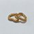 BRINCO FOLHEADO A OURO + VERNIZ - BRINCO DE ARGOLA COM FORMATO CORAÇÃO COM 1 FILEIRA DE MICRO ZIRCÔNIA 16MM OUBR000611 - Imagem 1