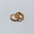 BRINCO FOLHEADO A OURO + VERNIZ - BRINCO DE ARGOLA COM 1 FILEIRA DE MICRO ZIRCÔNIA 15MM OUBR000613 - Imagem 1