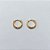 BRINCO FOLHEADO A OURO + VERNIZ - BRINCO DE ARGOLA COM 1 FILEIRA DE MICRO ZIRCÔNIA 15MM OUBR000613 - Imagem 2