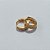 BRINCO FOLHEADO A OURO + VERNIZ - BRINCO DE ARGOLA COM 1 FILEIRA DE MICRO ZIRCÔNIA 12MM OUBR000615 - Imagem 1