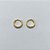 BRINCO FOLHEADO A OURO + VERNIZ - BRINCO DE ARGOLA COM 1 FILEIRA DE MICRO ZIRCÔNIA 12MM OUBR000616 - Imagem 2