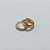 BRINCO FOLHEADO A OURO + VERNIZ - BRINCO DE ARGOLA COM 1 FILEIRA DE MICRO ZIRCÔNIA 12MM OUBR000616 - Imagem 1