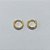 BRINCO FOLHEADO A OURO + VERNIZ - BRINCO DE ARGOLA COM 1 FILEIRA DE MICRO ZIRCÔNIA 12MM OUBR000618 - Imagem 2
