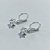 BRINCO FOLHEADO A PRATA + VERNIZ DIAMOND - BRINCO COM ARGOLA DE PRESSÃO PINGENTE ESTRELA 7MM PRBR001605 - Imagem 2