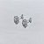 BRINCO FOLHEADO A PRATA + VERNIZ DIAMOND - BRINCO DE PINO COM ZIRCÔNIA REDONDA 8MM PRBR001607 - Imagem 2