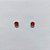 BRINCO FOLHEADO A PRATA + VERNIZ DIAMOND - BRINCO DE PINO COM ZIRCÔNIA ROSA REDONDA 6MM PRBR001611 - Imagem 1