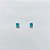 BRINCO FOLHEADO A PRATA + VERNIZ DIAMOND - BRINCO DE PINO COM ZIRCÔNIA AZUL QUADRADA 6MM PRBR001612 - Imagem 1